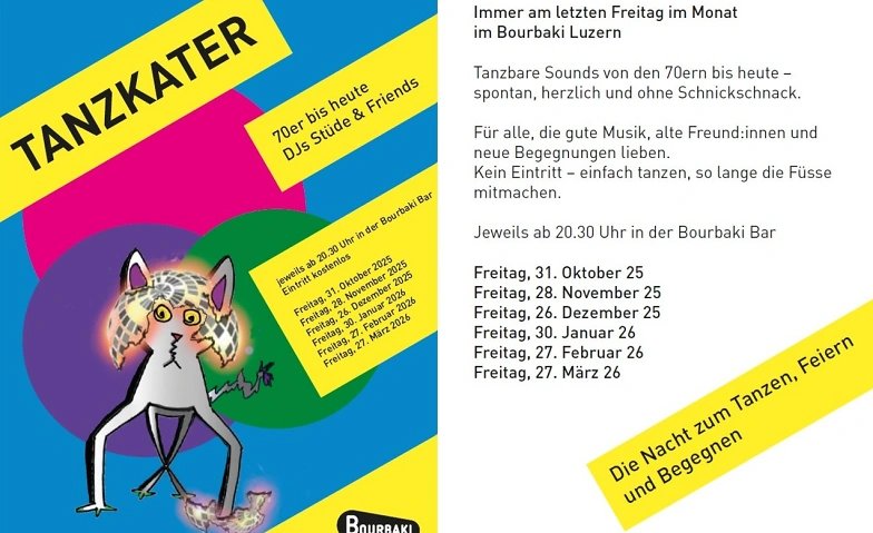 Tanzkater - die Nacht zum Tanzen, Feiern und Begegnen - Image 1